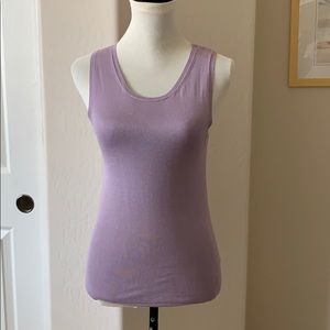 Pretty Lavender August Silk Tank Size M